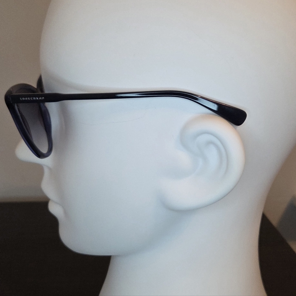 Longchamp Designer Sunglasses Blue Gradient Lenses New- W/ Collapsible Case - Picture 10 of 11